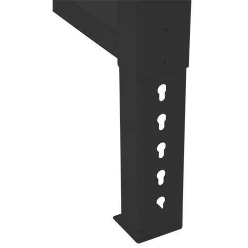 Industrial Duty Leg for Workbench, Steel, 24" D x 34" H, Single SPOC Demo