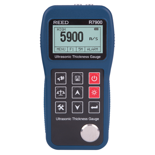 Jauge d'&eacute;paisseur ultrasonique avec certificat de calibration, Affichage Num&eacute;rique, Ultrason, gamme de 0,03" - 15,7" (0,65 mm - 400 mm) SPOC Demo