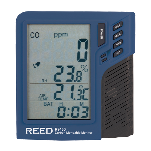 Compteur de monoxyde de carbone avec temp&eacute;rature et humidit&eacute; SPOC Demo