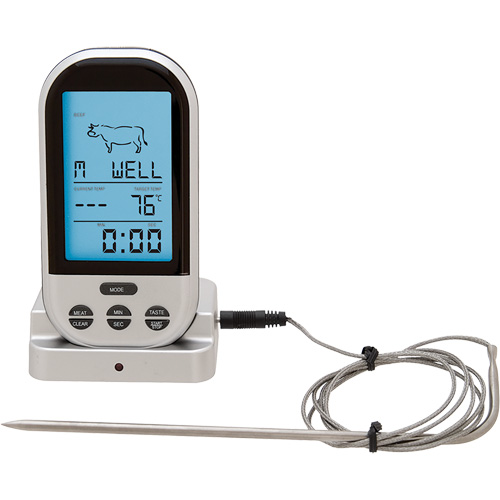 Wireless Meat & Poultry Thermometer, Contact, Digital, 32-482°F (0-250°C) SPOC Demo