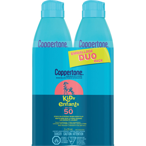 Kids Water Resistant Sunscreen, SPF 50, Aerosol SPOC Demo