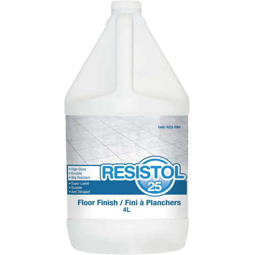 Resistol 25 Floor Finishes, 4 L, Jug SPOC Demo