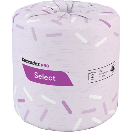 Pro Select&reg; Toilet Paper, 2 Ply, 500 Sheets/Roll, White SPOC Demo
