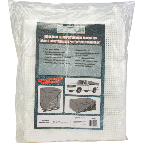 Clear Tarp, 12' x 10' x 8 mils SPOC Demo