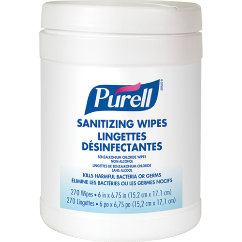 Lingettes antiseptiques pour les mains, Contenant SPOC Demo