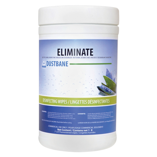 Eliminate Virucide Wipes, 7" x 8", 180 Count SPOC Demo