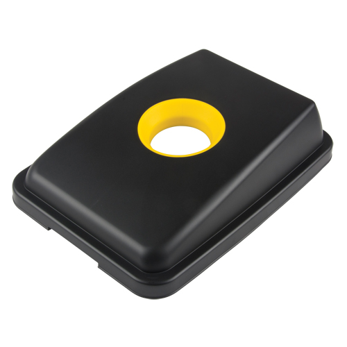 Waste Classification - Lid, Open Lid, Plastic, Fits Container Size: 17-1/4" x 12-1/2" SPOC Demo