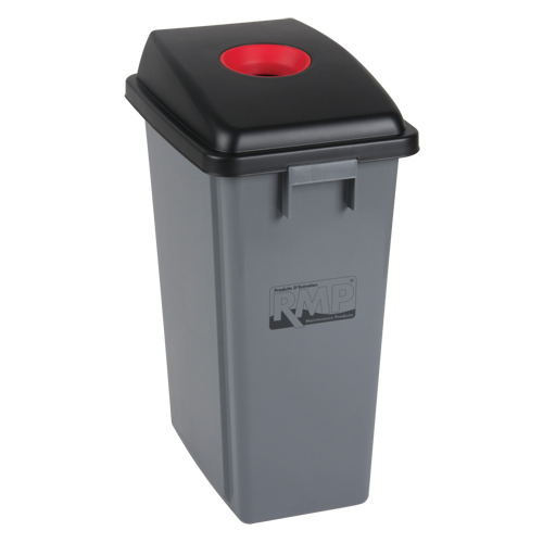 Recycling & Garbage Bin, Plastic, 16 US gal. SPOC Demo