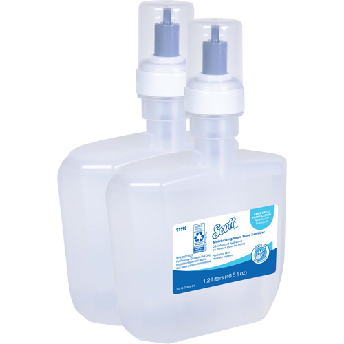 D&eacute;sinfectant moussant et hydratant pour les mains Pro de Scott, 1200 ml, Cartouche de recharge, 62% alcool SPOC Demo