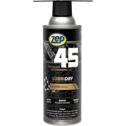45 Lubridry Silicone-Based Dry Lubricant, Aerosol Can SPOC Demo