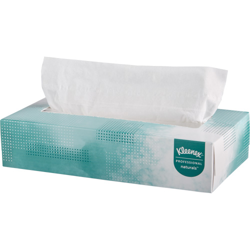 Papiers-mouchoirs Naturals de Kleenex, 2 pli, 8,4" lo x 8" la, 125 feuilles/boîte SPOC Demo