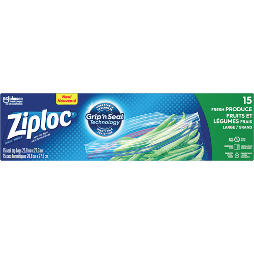 Sacs pour fruits et l&eacute;gumes Ziploc SPOC Demo