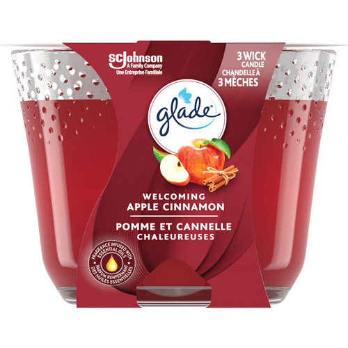 Glade&reg; 3-Wick Candle, Apple Cinnamon SPOC Demo