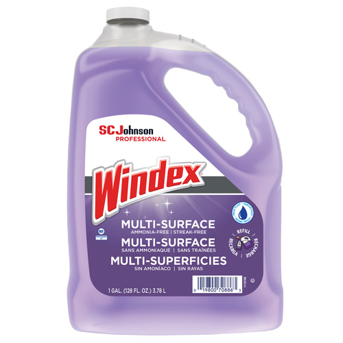 Windex&reg; Non-Ammoniated Multi-Surface Cleaner, 3.8 L, Jug SPOC Demo