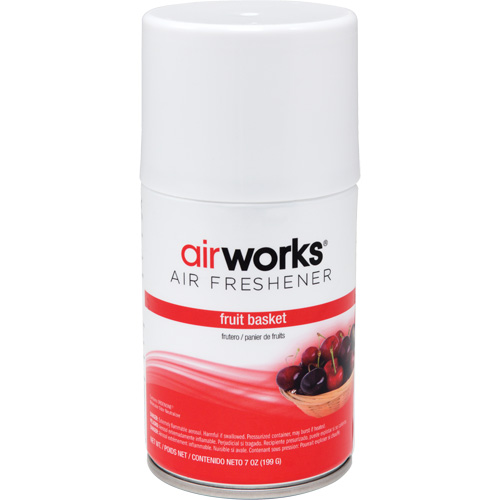 AirWorks&reg; Metered Air Fresheners, Fruit Basket, Aerosol Can SPOC Demo