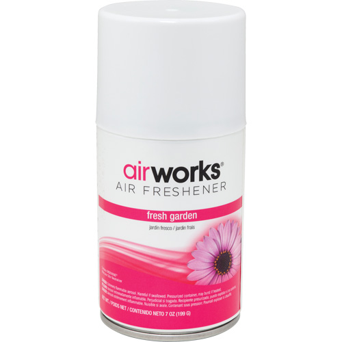 AirWorks&reg; Metered Air Fresheners, Fresh Garden, Aerosol Can SPOC Demo