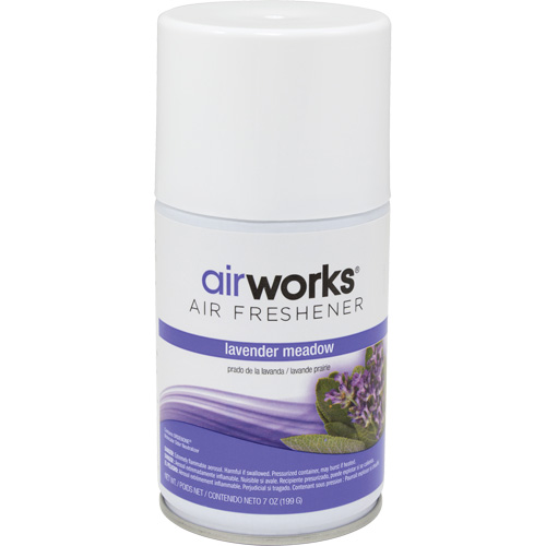 AirWorks&reg; Metered Air Fresheners, Lavender Meadow, Aerosol Can SPOC Demo