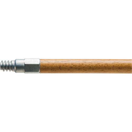 Manche en bois avec embout en m&eacute;tal, Bois, Pointe Filetage ACME, 1-1/8" dia, 60" lo SPOC Demo