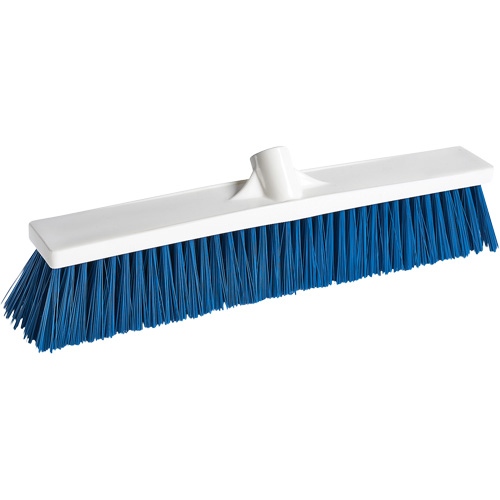 Foodservice Push Broom, Medium Bristles, 24", Polyester, White SPOC Demo