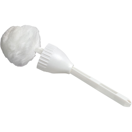 Cleaning Swab with Cup, 14-1/2" L, Acrylic Bristles, White SPOC Demo