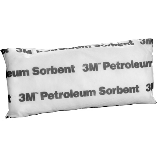 Petit tampon absorbant pour produits p&eacute;troliers, Huile seulement, 15" lo x 7" la, 12,7 gal absorption/pqt SPOC Demo