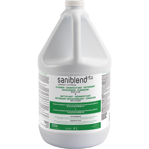 SaniBlend Ready-To-Use Disinfectant & Sanitizer, 4 L, Jug SPOC Demo