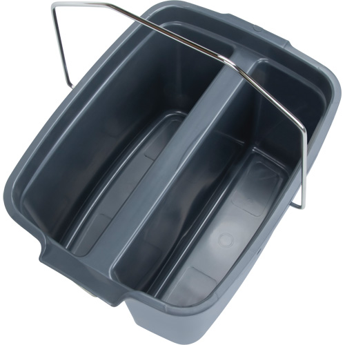 Seau double, Capacit&eacute; de 4,75 gal. US (19 pintes), Gris SPOC Demo