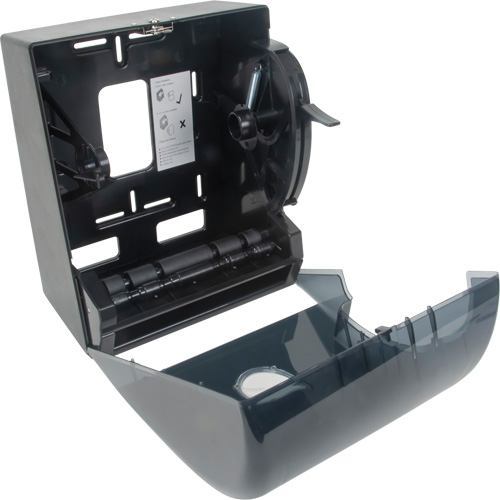 Distributeur pour rouleau d'essuie-mains, Manuel, 10,63" la x 9,84" p x 13,78" h SPOC Demo