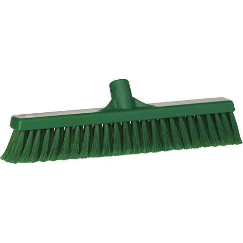 Balai-brosse pour particules fines, Crins Fin/&agrave; bout ouvrant, 16-1/4", Polypropyl&egrave;ne, Vert SPOC Demo