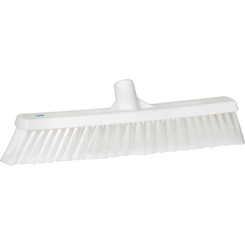 Balai-brosse pour particules fines, Crins Fin/&agrave; bout ouvrant, 16-1/4", Polypropyl&egrave;ne, Blanc SPOC Demo