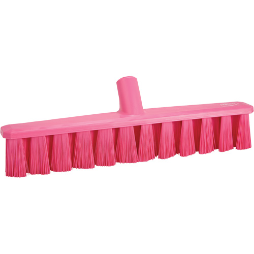 UST Push Broom, Medium Bristles, 15-1/4", Polyester, Pink SPOC Demo