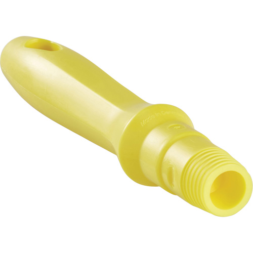 Mini manche, Brosse/Support &agrave; tampon/Grattoir/Raclette, Jaune, Standard, 6-1/4" lo SPOC Demo