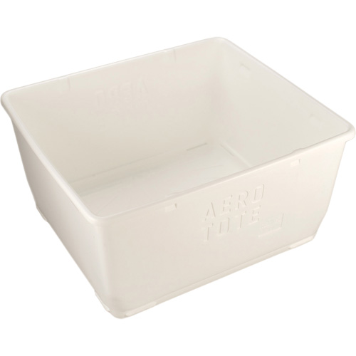 Bac Aero-Tote avec vidange, Plastique, Blanc SPOC Demo