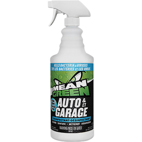 D&eacute;sinfectant pour lautomobile et le garage Mean Green, 1,18 L, Bouteille &agrave; g&acirc;chette SPOC Demo