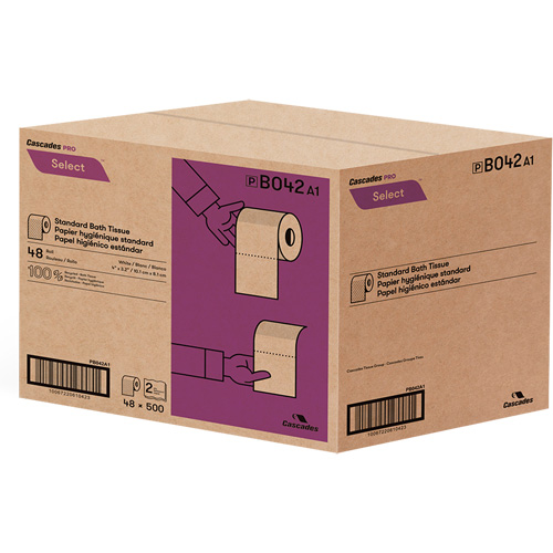 Pro Select&reg; Toilet Paper, 2 Ply, 500 Sheets/Roll, White SPOC Demo
