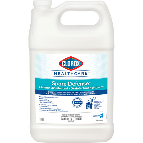 Clorox Healthcare&reg; Spore Defense Cleaner Disinfectant, 3.78 L, Jug SPOC Demo
