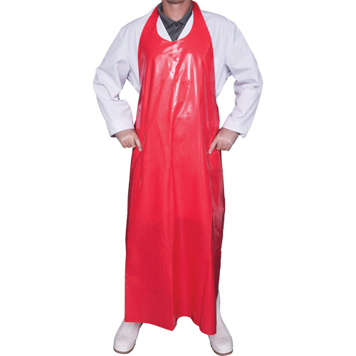 Tablier Top Dog de 8 mil, Polyur&eacute;thane, 45" lo x Rouge SPOC Demo