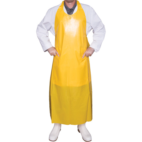 Top Dog 6 Mil. Apron, Polyurethane, 50" L x Yellow SPOC Demo