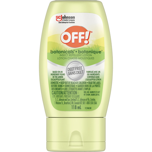 R&eacute;pulsif &agrave; insectes Botanicals Off!, Sans DEET, Lotion, 118 g SPOC Demo