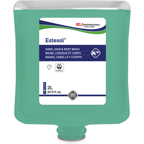 Estesol&reg; Hand, Hair and Body Cleaner, 2 L, Rain Forest, Plastic Cartridge SPOC Demo