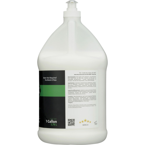 Savon pour les mains sans eau Power Clean, Liquide, 3,78 L, Sans parfum SPOC Demo