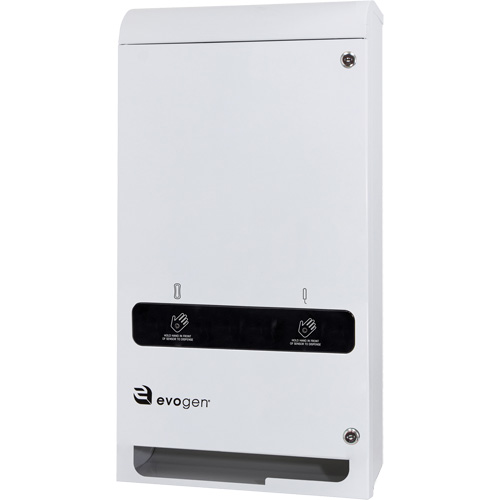 Distributeur sans contact double de tampons & serviettes EvoGen EVNT3 SPOC Demo
