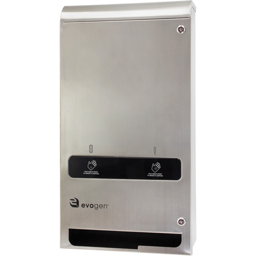 Distributeur sans contact double de tampons & serviettes EvoGen EVNT3 SPOC Demo