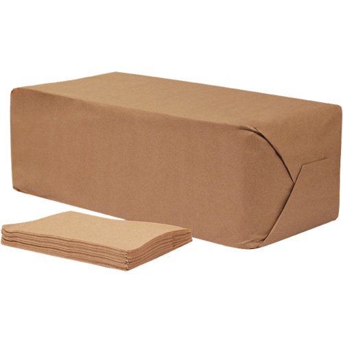 Pro Select&reg; Brown Napkins, 1 Ply, 12" x 12" SPOC Demo