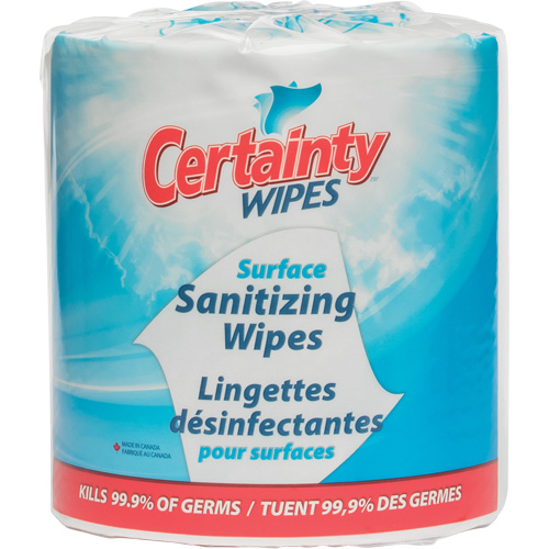 Lingettes d&eacute;sinfectantes pour surfaces, Pochette SPOC Demo