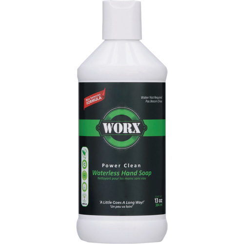 Savon pour les mains sans eau Power Clean, Liquide, 384 ml, Sans parfum SPOC Demo