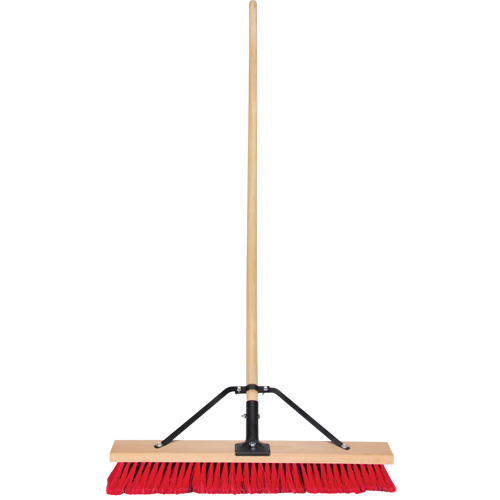 Balai-brosse &agrave; manche renforc&eacute;, 24", Moyen, Soies PVC SPOC Demo