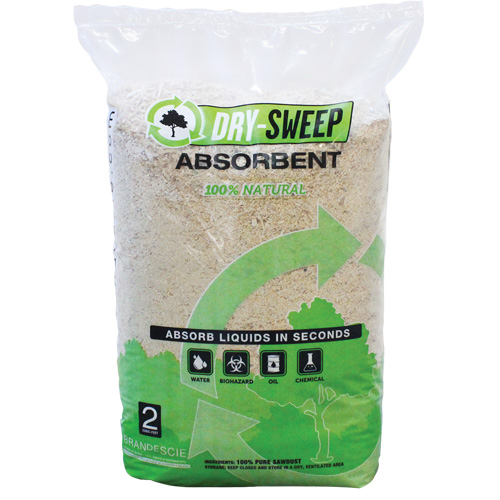 Dry Sweep Biodegradable Natural Absorbent, Bag, 22 lbs. (10 kg) SPOC Demo