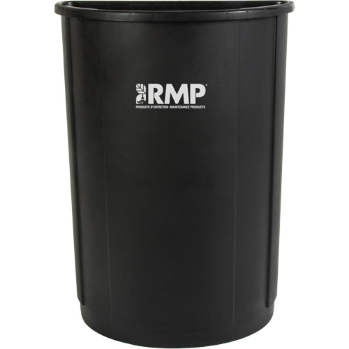 Half-Round Garbage Bin, Polyethylene, 21 US gal. SPOC Demo