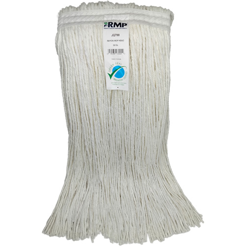 T&ecirc;te de vadrouille &eacute;troite &agrave; 4 plis, Rayonne, 32 oz, Style Coup&eacute; SPOC Demo